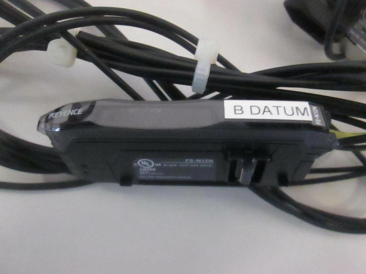 Used Keyence, FS-N12N, Photoelectric Sensor, Used, Lot of 2