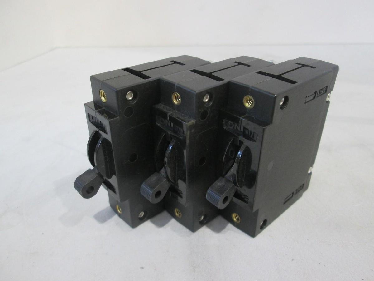 Potter & Brumfield, W91-X112-10, Single Pole Circuit Breaker, New, Lot of 3