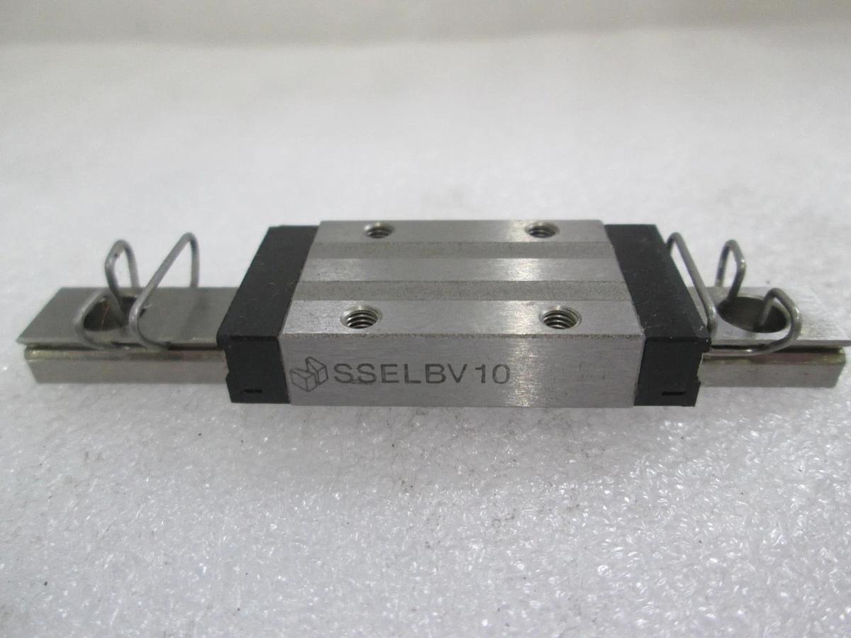 Misumi, SSELBV10, Linear Bearing Block w/ Slide Rail, New