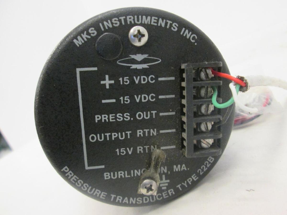 Used MKS, Baratron 10 Torr Pressure Transducer, 222BA-00010ABSP009-81, Used