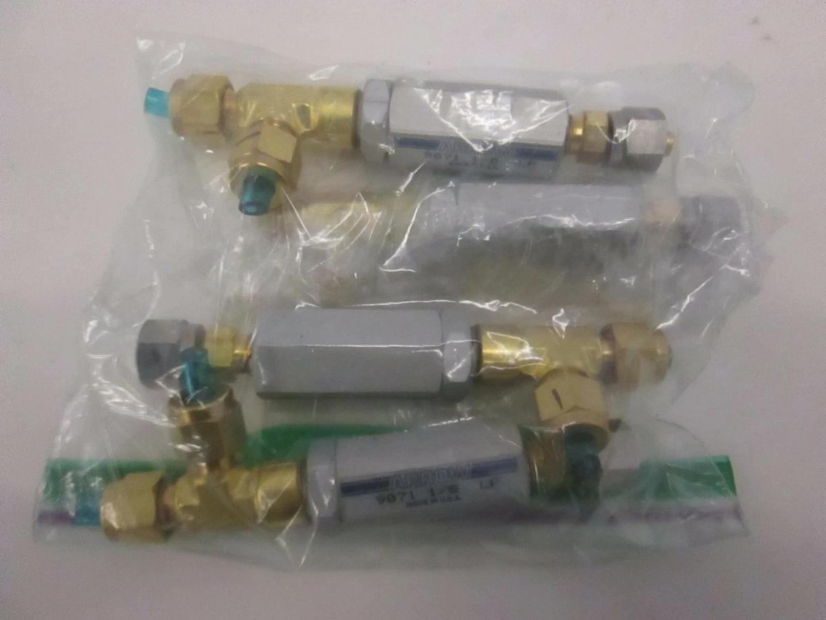 Used Arrow, 9071, 1/8 LP Pneumatic Inline Filter, Used, Lot of 4