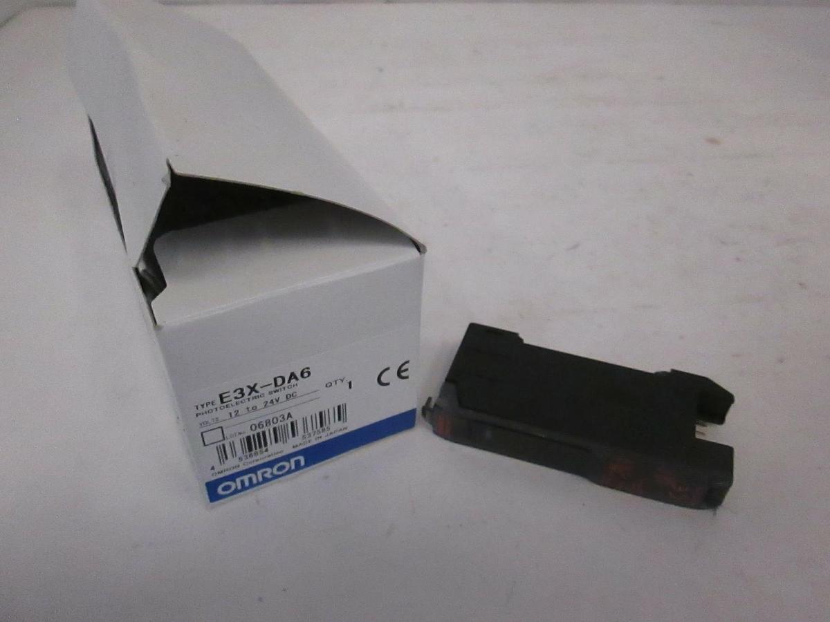 Omron E3X-DA6 Photoelectric Seitch, New Open Box