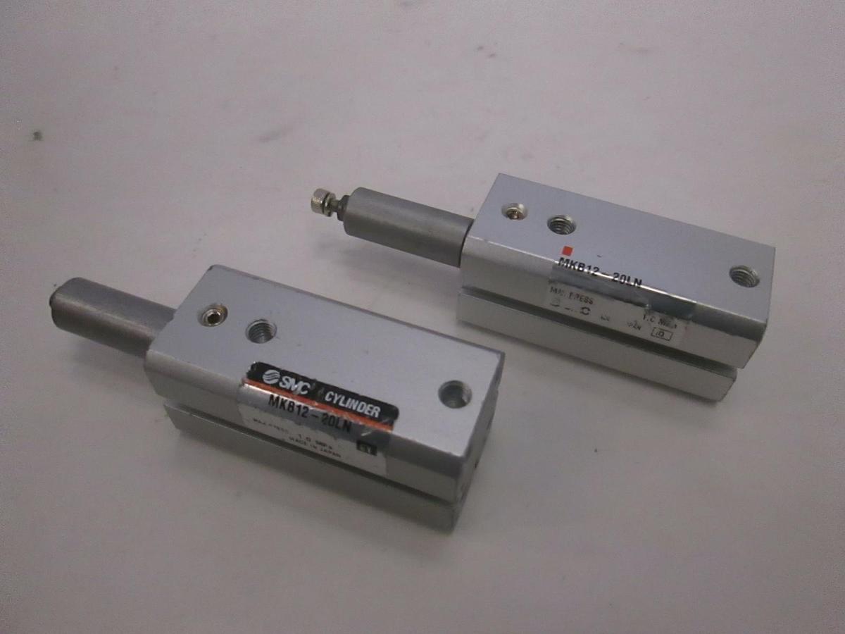 Used SMC, Rotary Clamp Cylinder, MKB12-20LN, Used, Lot of 2