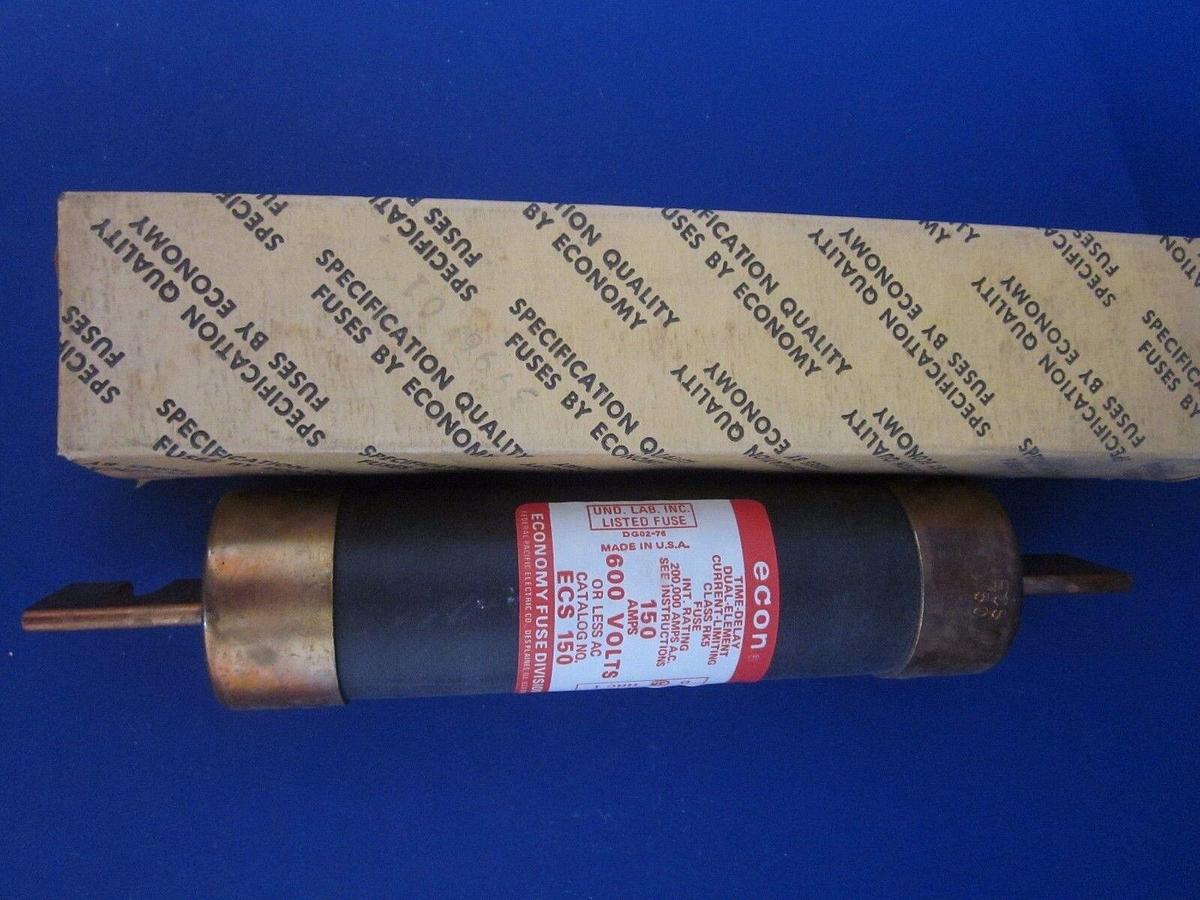 Used ECON ECS 150, Time Delay Fuse 150A, 600V, NIB