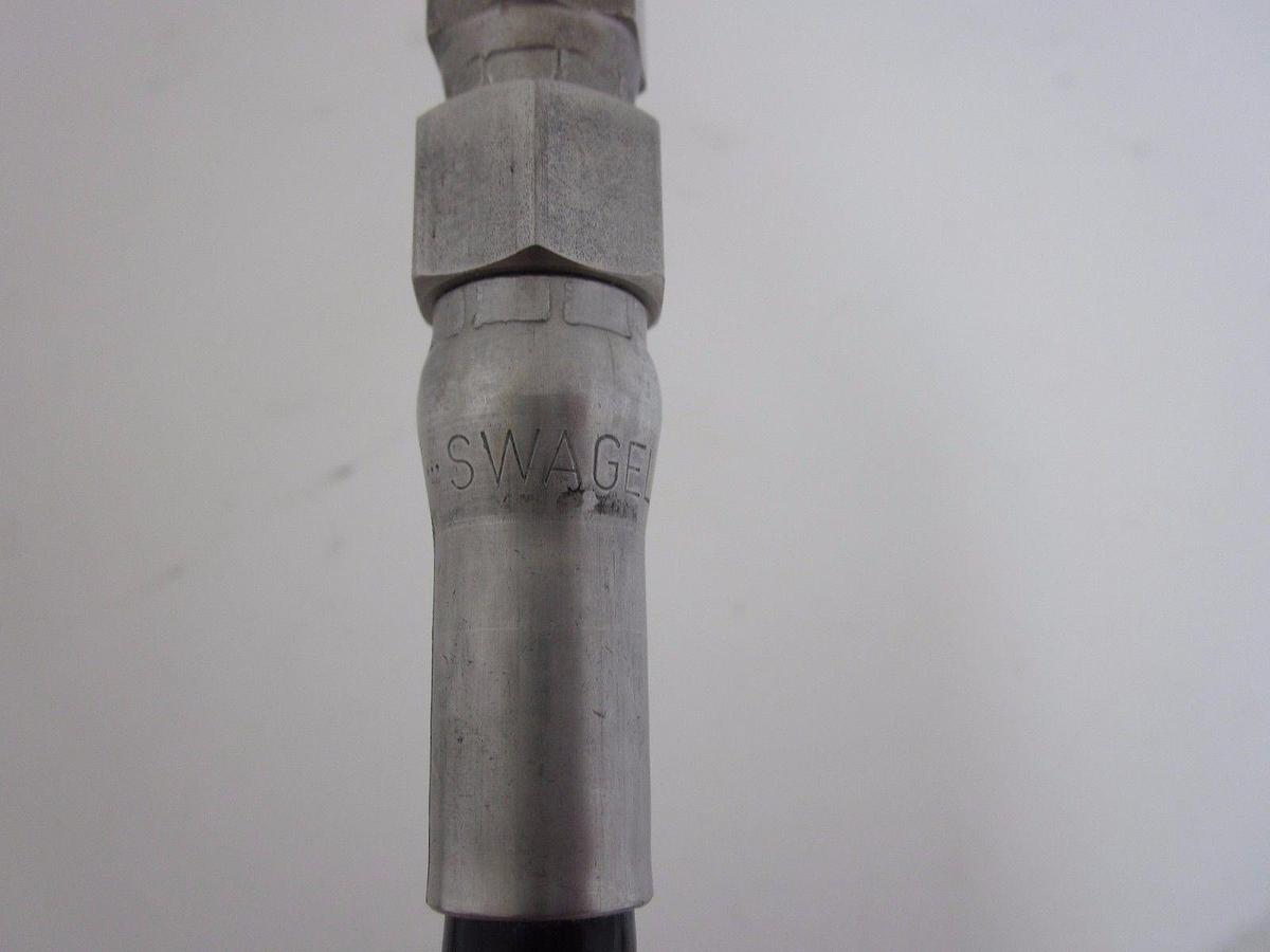 Used Swagelok Thermoplastic Hose SS-7R4SL4AS4-12, 1/4" SAE x Swagelok Tube - LOT of 2