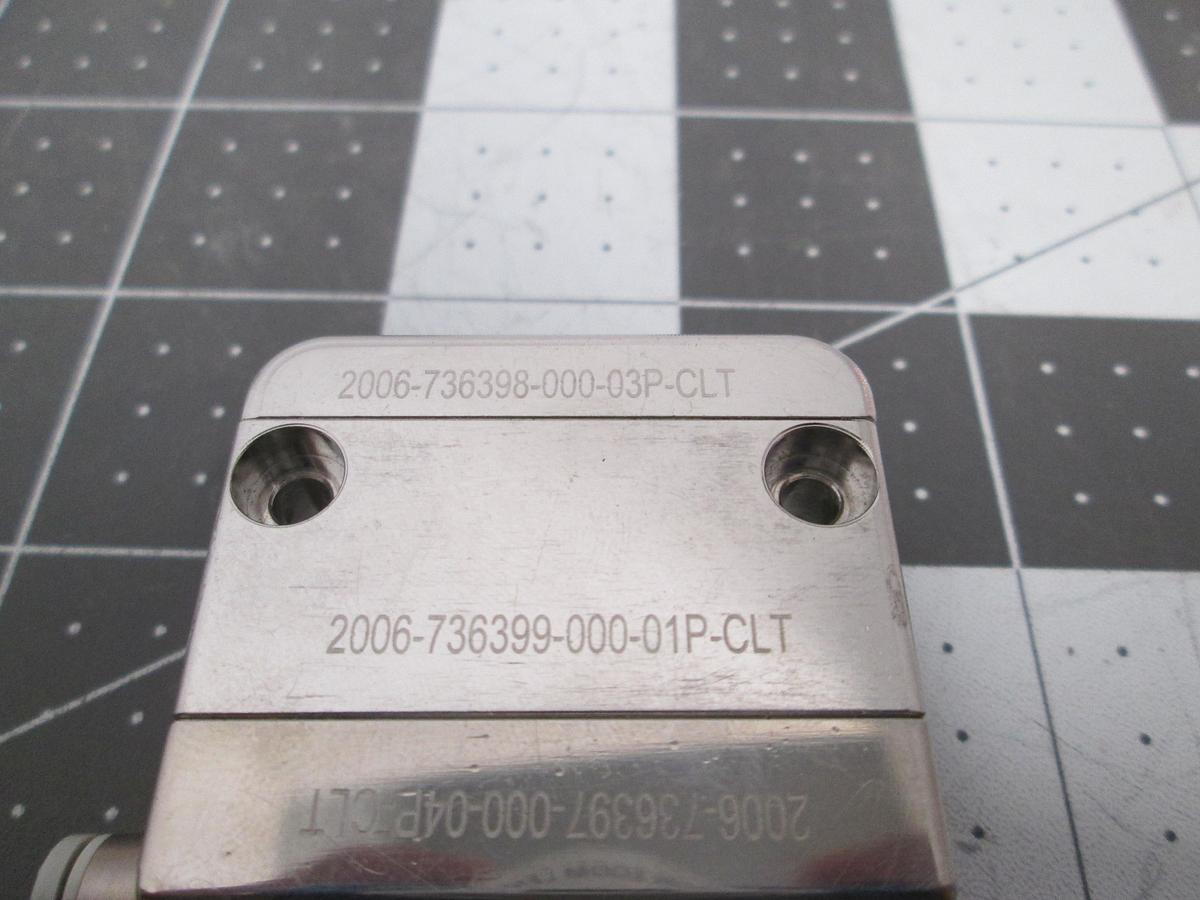 Used OEM Semiconductor Gas Manifold Block Valve Assembly Stainless 2006-736399-000