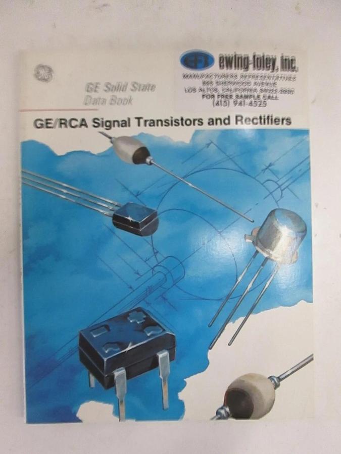 Used GE Solid State, GE/RCA Signal Transistors and Rectifiers Data Book, Used