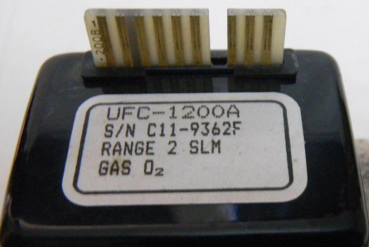 Used Unit UFC-1200A Mass Flow Controller, Gas- O2, Range- 2 SLM, Used