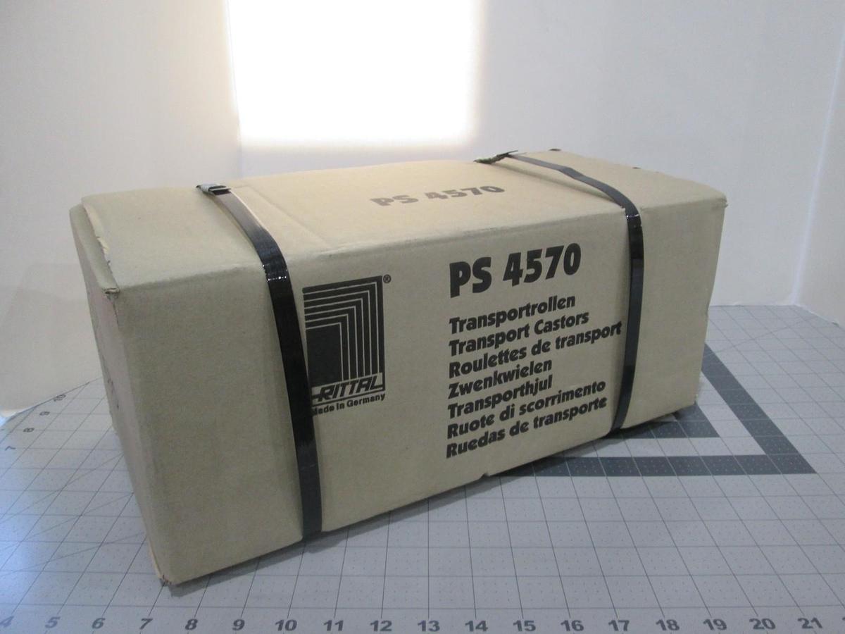 Used Rittal, PS 4570, Heavy Duty Transport Casters, Box of 4, New