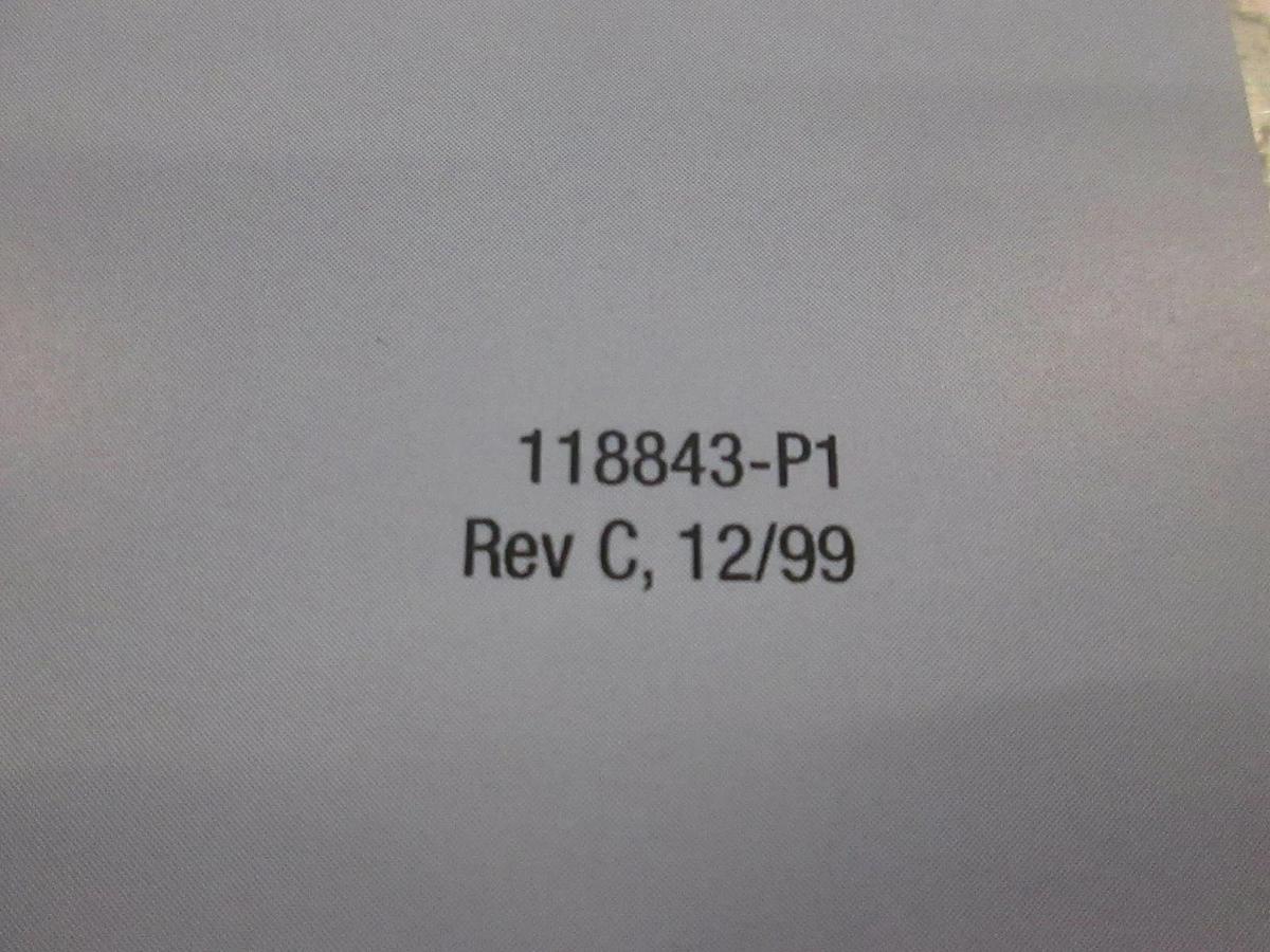 Used MKS Type 253B Throttling Valve Manual, 118843-P1, New