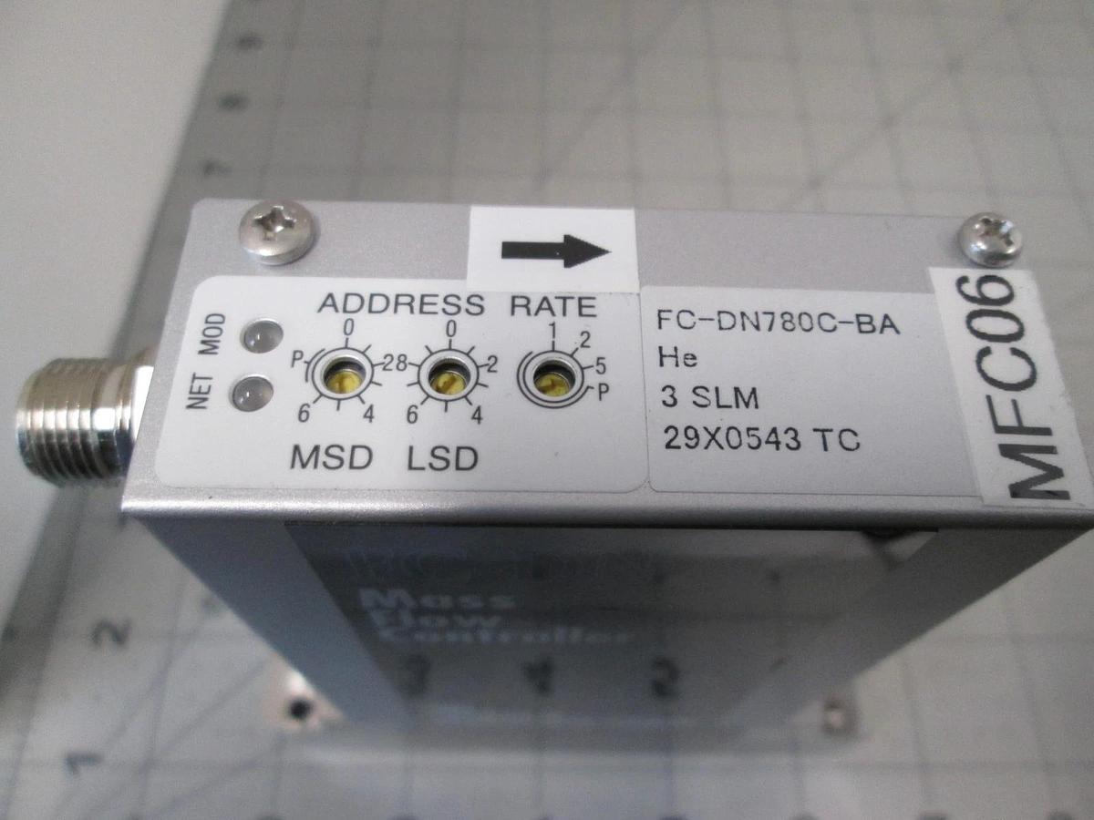 Aera, FC-DN780C-BA, He, 3 SLM, Mass Flow Controller, New