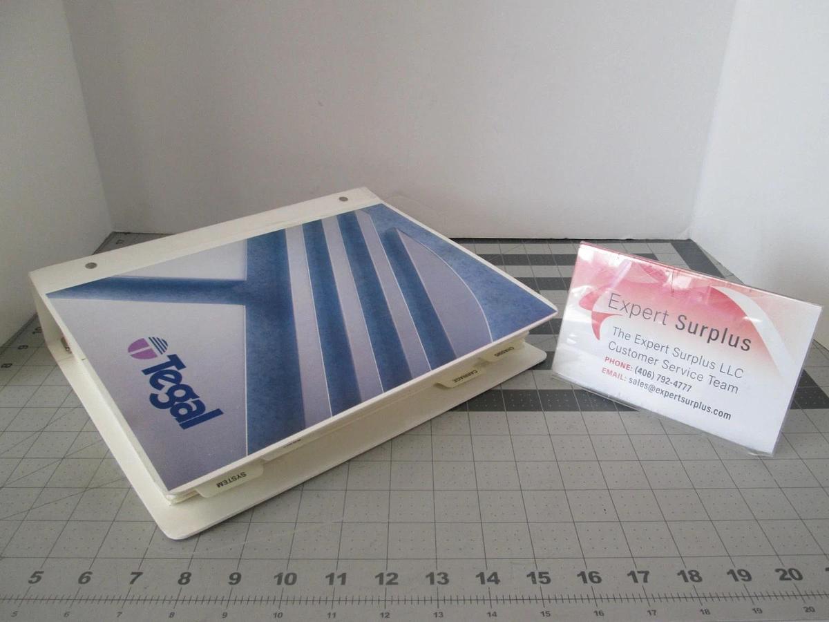 Used Tegal, 903e, Plasma Production Etcher, System Manual, Volume 1, Used