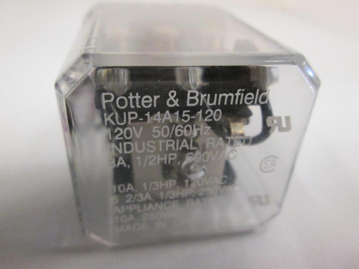 Used Potter & Brumfield, KUP-14A15-120, 120V Relay, Used