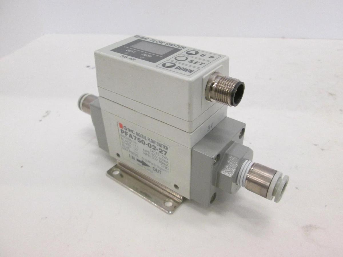 Used SMC, PFA750-020-27, Digital Flow Switch, Used