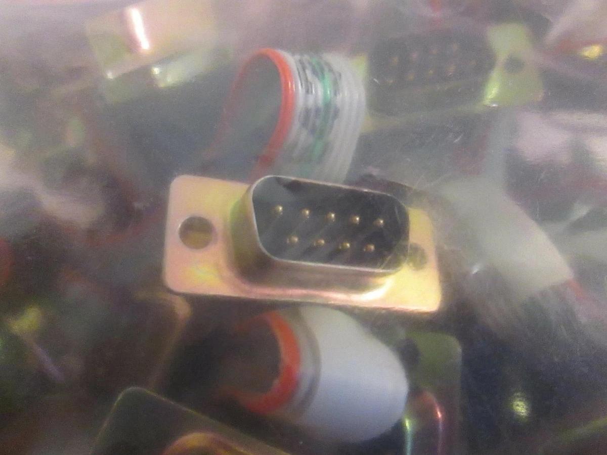 Used AMP 9 Pin PCB Connector Cable, 6 Strands, Lot of 18