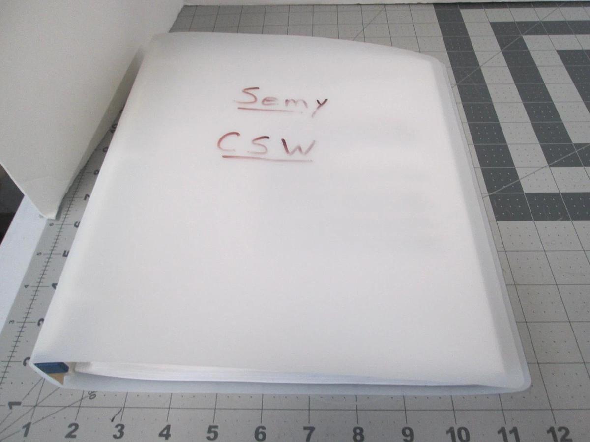 Used Semy, 810.00.23, UNIX Cell Supervisor Workstation, User Manual, Used