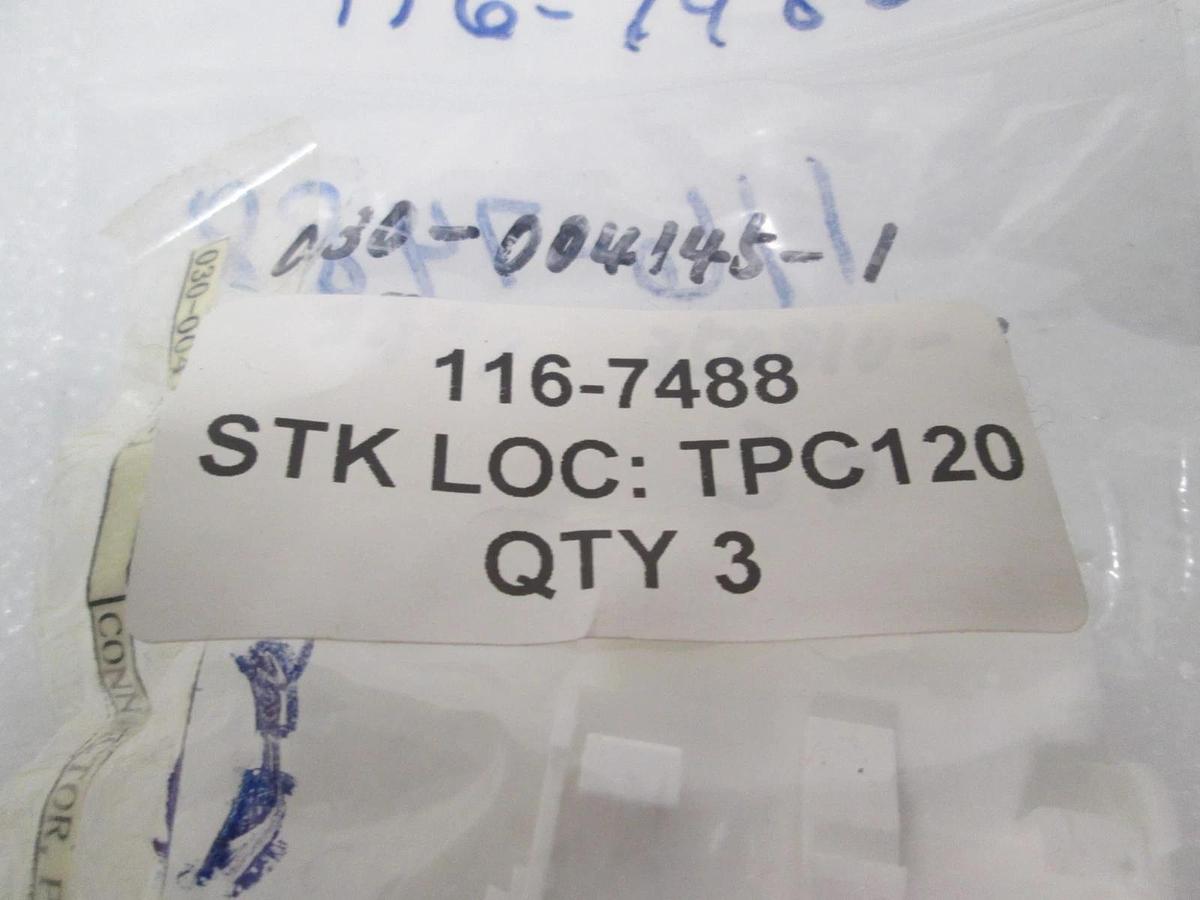 Connector, PS, 350810-1, 5 Port Socket, 116-7488, New, Lot of 3