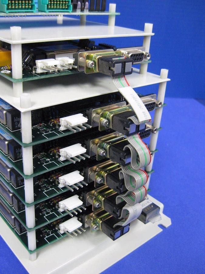 Used TEL Tokyo Electron T-Bawl Control Unit PCB Assembly w/ (5) MDIF-01A-1 & WCIF-01