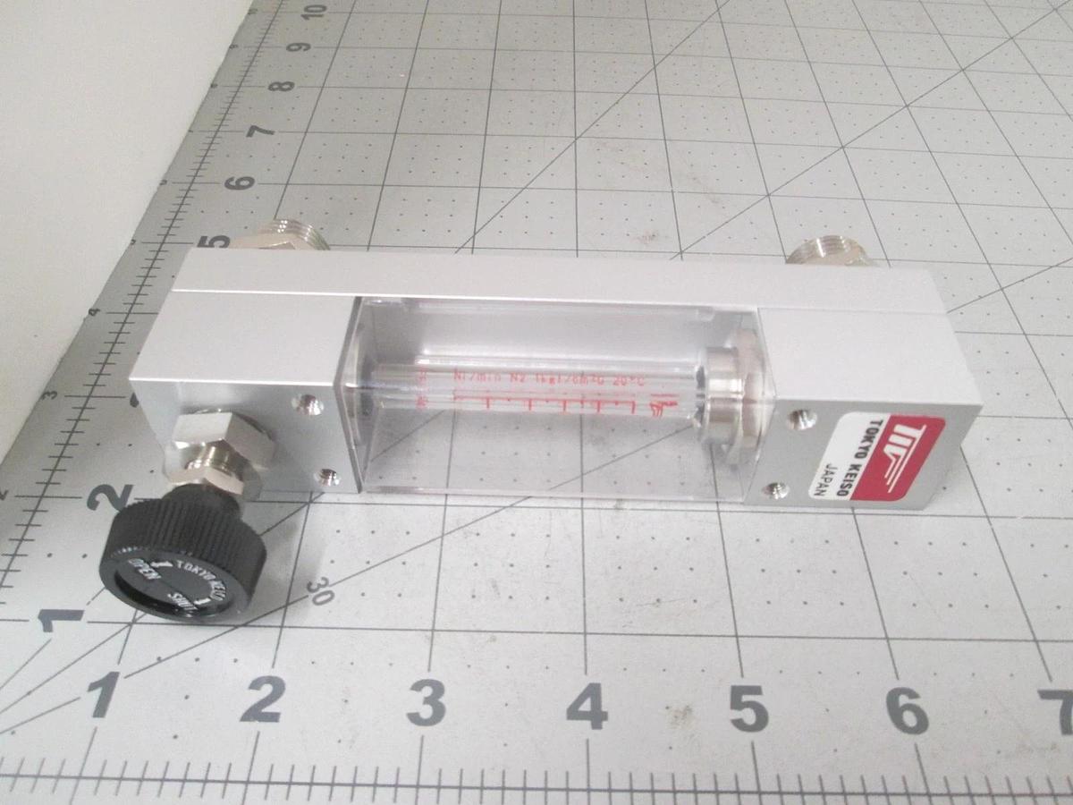 Tokyo Keiso, F97-406871, N2 Flowmeter, Range 0.1-1.0 NI/min, New