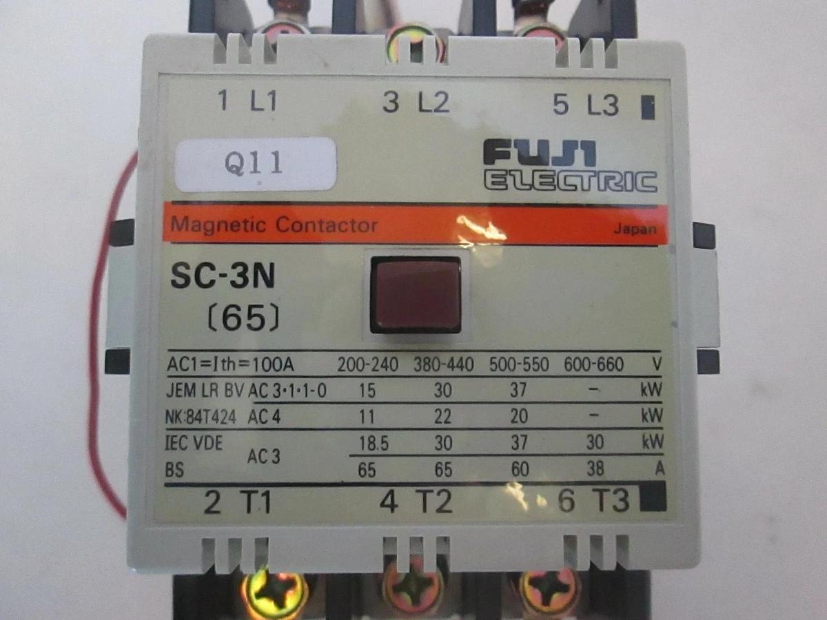 Used Fuji Electric, Magnetic Contactor, SC-3N, Used