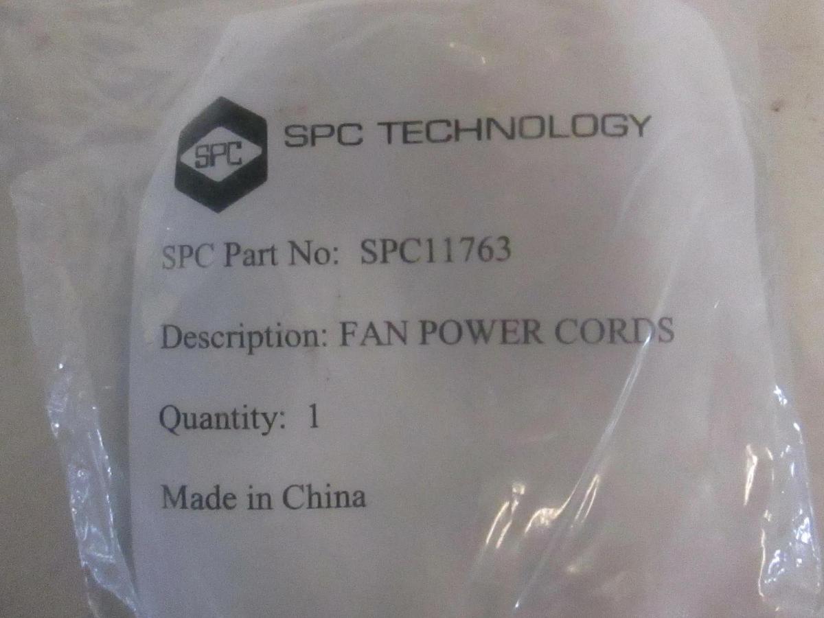 Used SPC Technology, Fan Power Cord, SPC11763, New