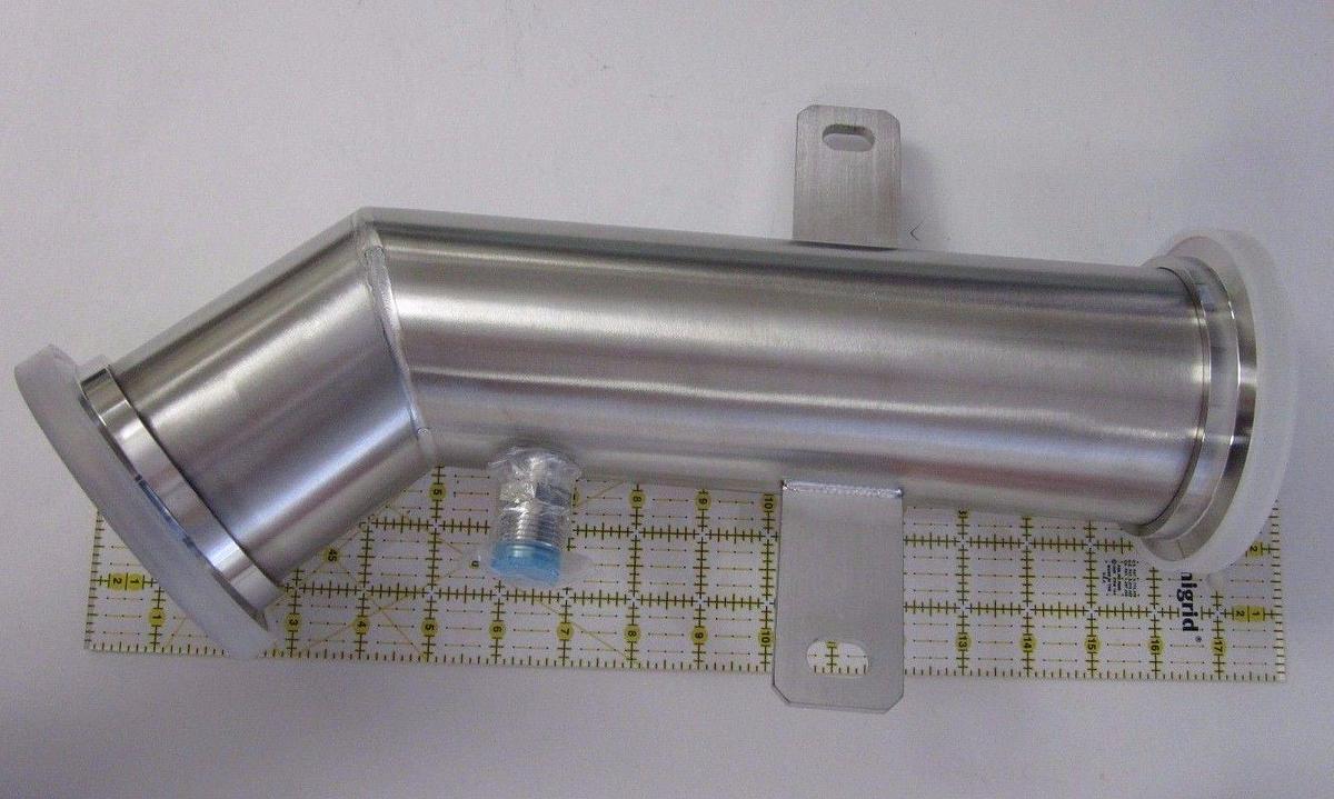 Used TEL 3" Angle Pipe, 12"+5" Spine, 1/2" Leak Port, DS2110-364184-11