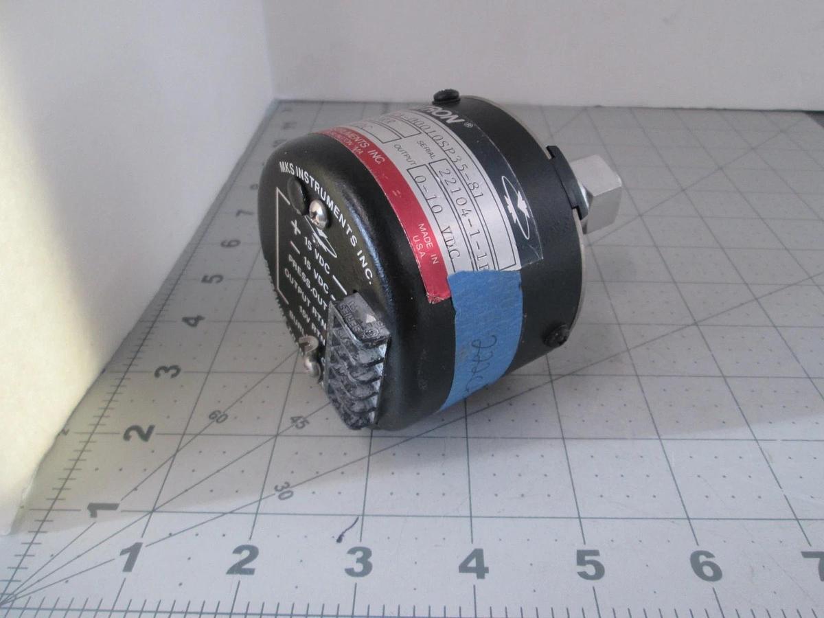 Used MKS. Baratron Type 222C, 222CA-00010SP35-81, 10 Torr, Used