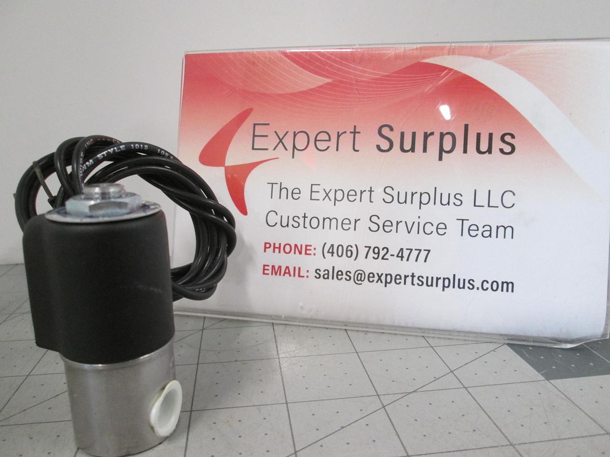 Used Peter Paul Electronics, 52N8DGB, Solenoid Valve 12VDC 7W 25 PSI 1/8"NPT