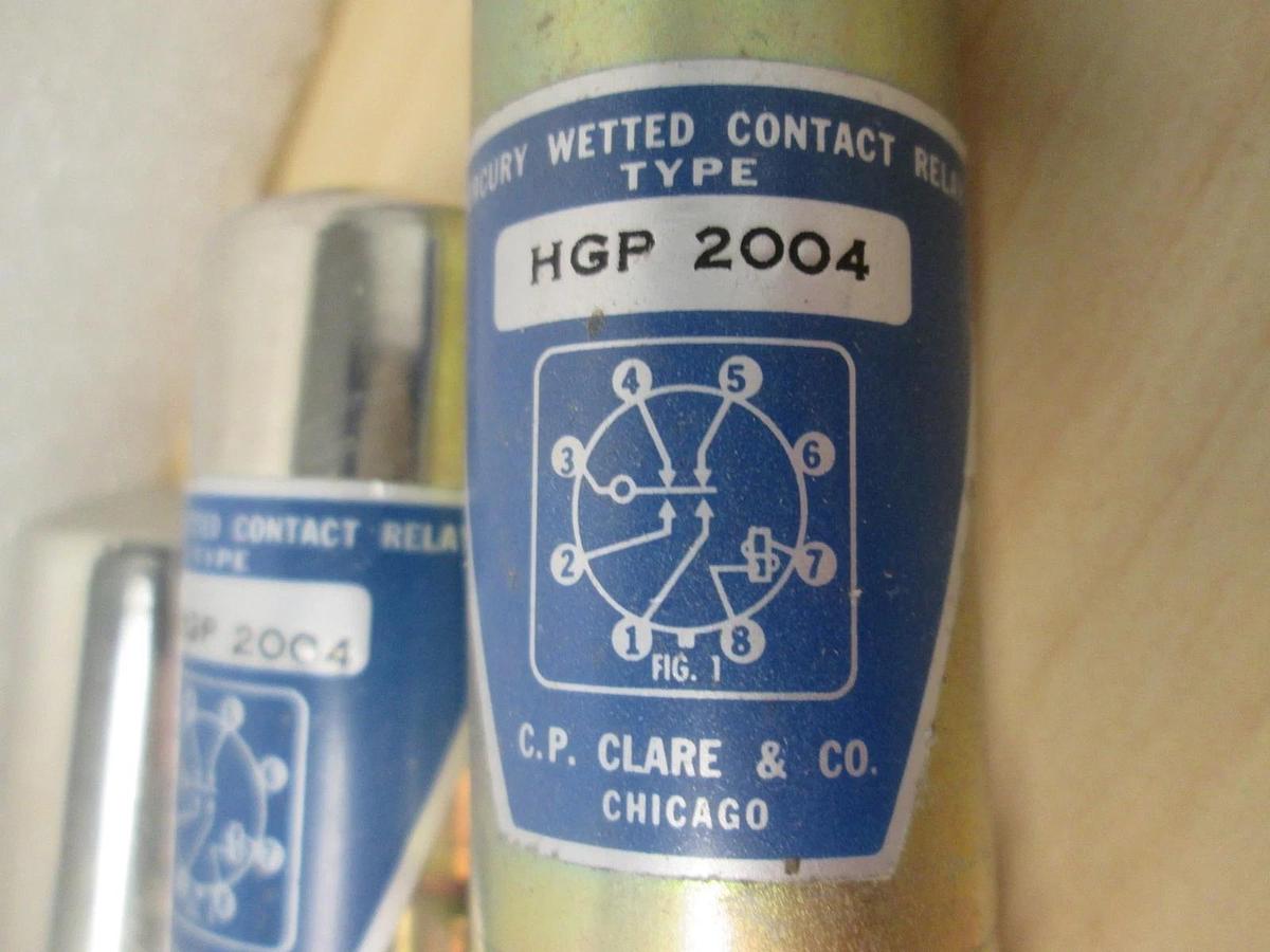 Used C.P. Clare & Co., HGP 2004, Contact Relay, Used, Lot of 3