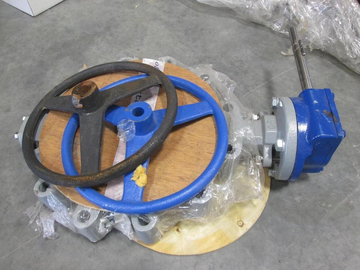ABZ Valves and Controls, 402-100, 10", Butterfly Valve, Class 150, WCB Body, new