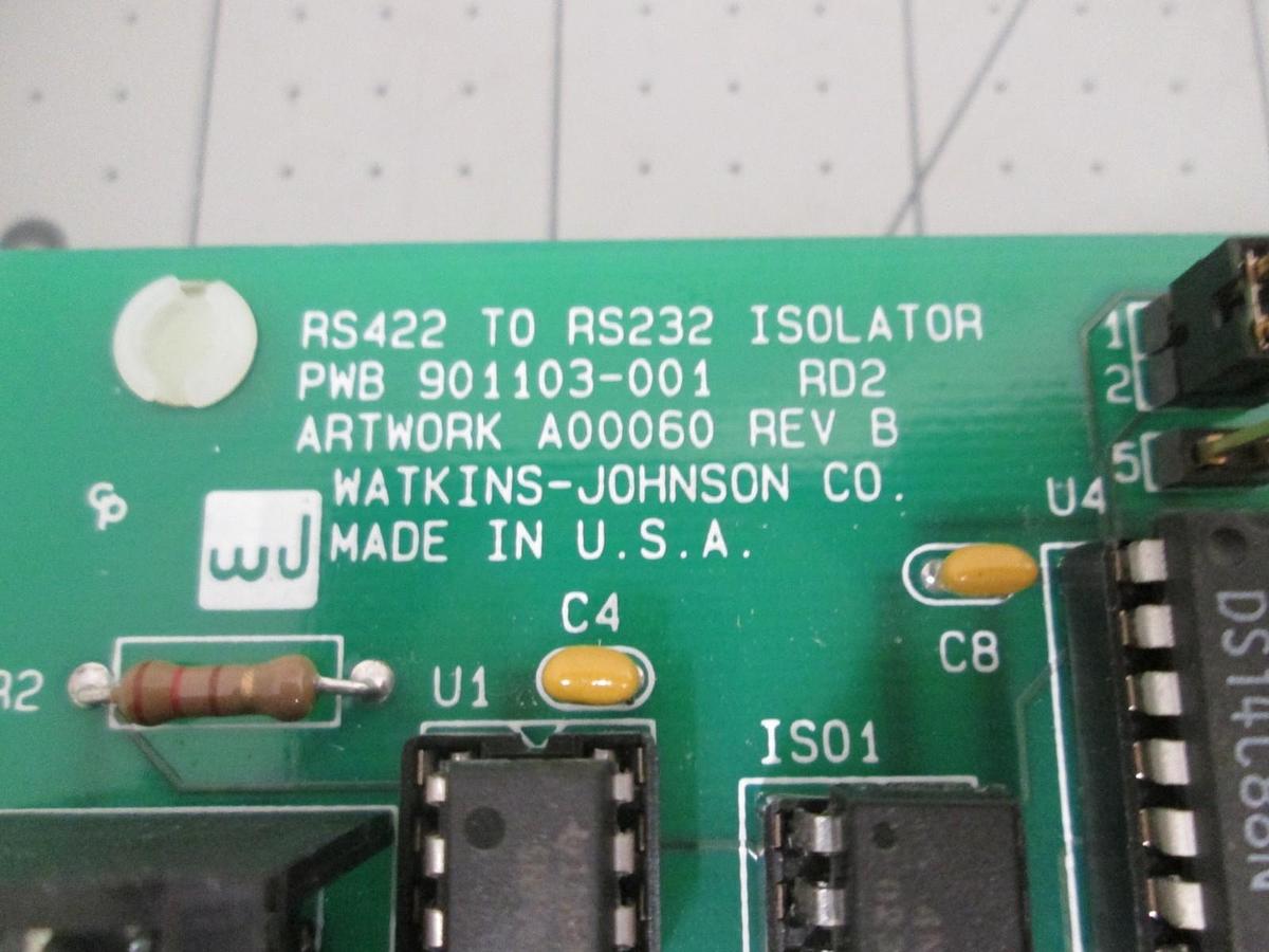 Watkins Johnson, 901104-001, APL Isolator PCB Assy, New