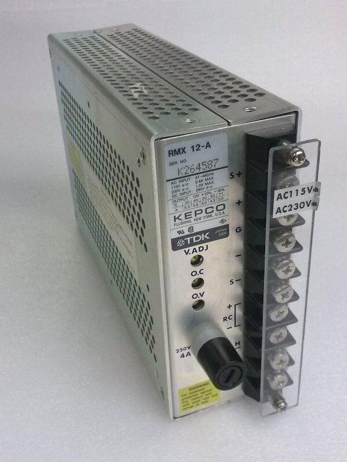 Used TDK Kepco RMX 12-A Switching Power Supply, Used