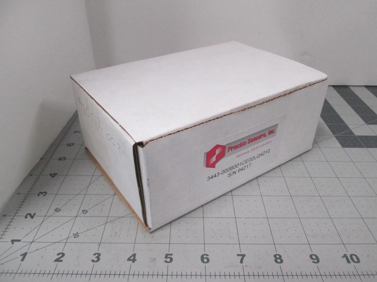 Precise Sensors, 3443-0006001CE02LQ4210, Pressure Transducer, 0-60PSIA, New