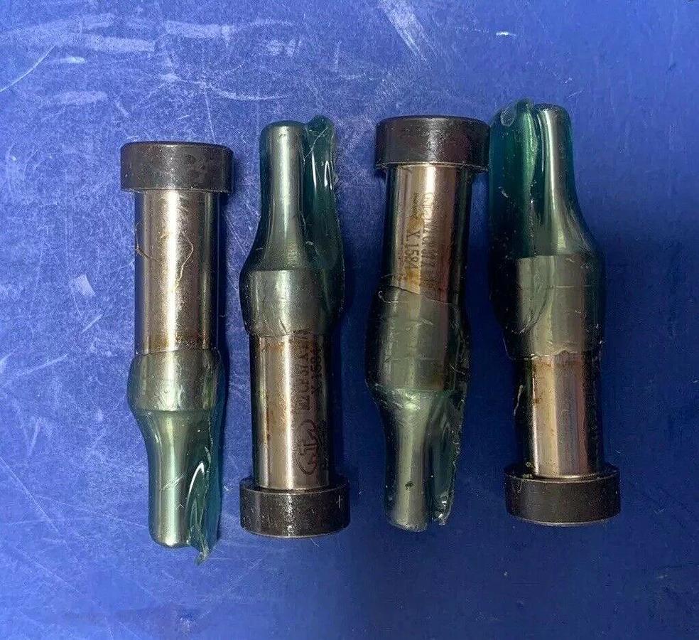 Anchor Danly Punchrite Round Perforating Punches, M2CP37 x 1.75, Lot of 4 New