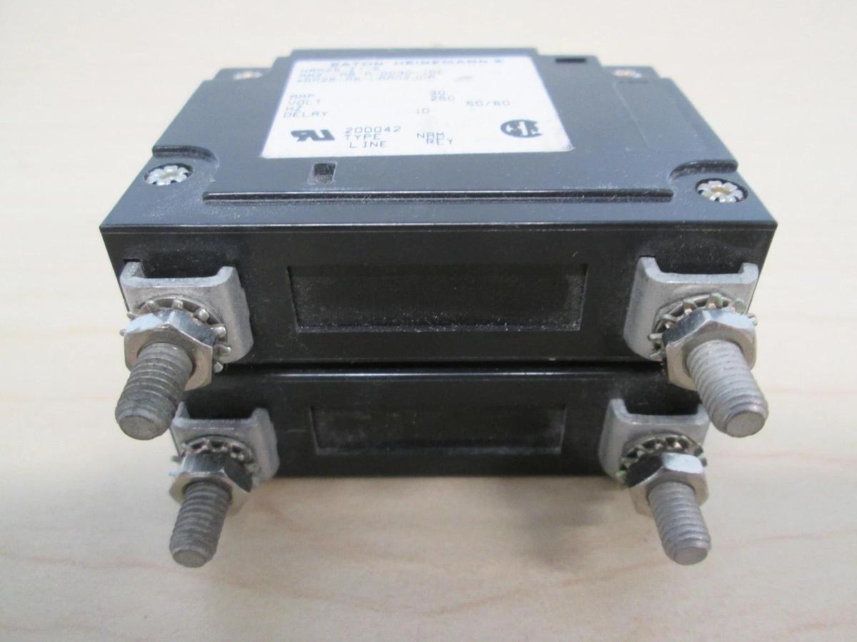 Used Heinemann, AM2-AB-A-0030-10E, 2 Pole Circuit Breaker, 250V, 30A, Used