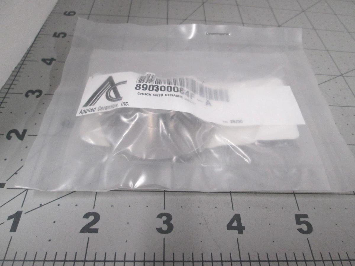 Applied Ceramics, 890300084F-A, Chuck w/ Ceramic Insert. New