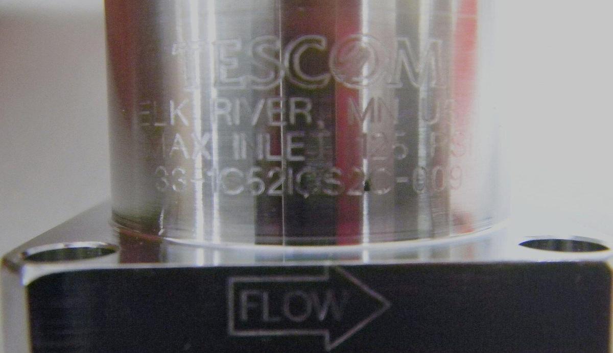 Used Tescom 33-1C52IG52C-009 IGS Valve, New