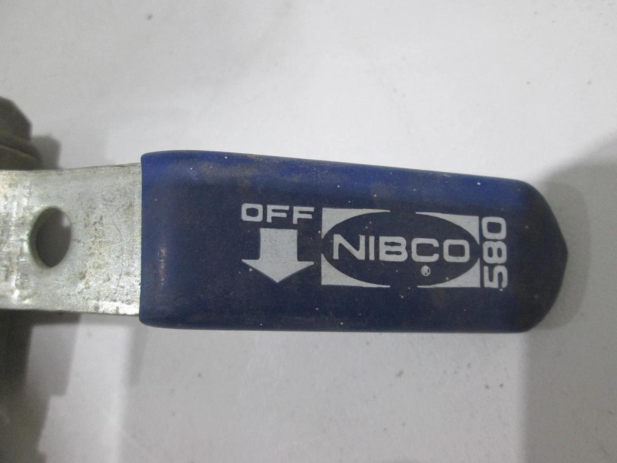 Used Nibco, 400 WOG, 125 SWP, 1/2" Bronze Ball Valve, Used