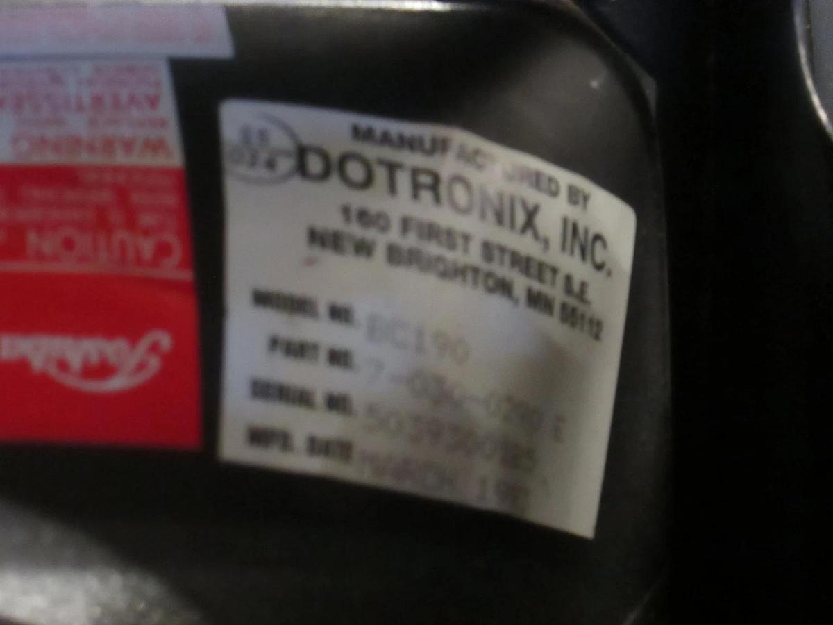 Used Dotronix, Inc. BC-190 Monitor w/ Case, Used