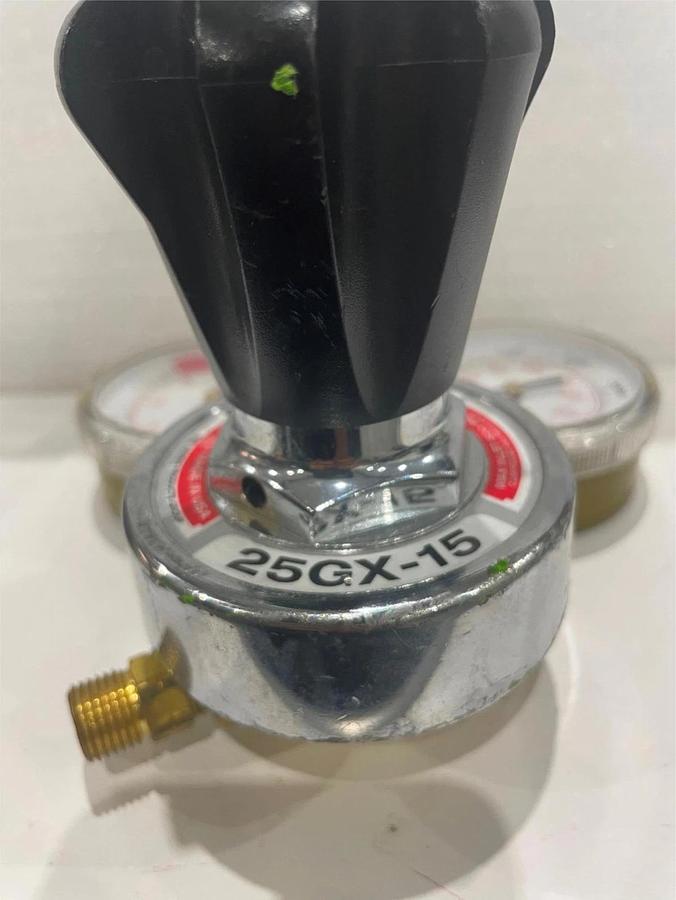 Used Harris, 25GX, Gas Regulator Assy w/ 2 Gauges, Used