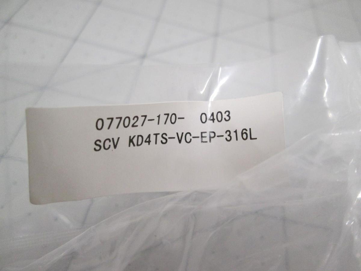 Used Kitz, KD4TS-VC-EP-316L, SCV Two Step Valve, PCTFE-Seat, New