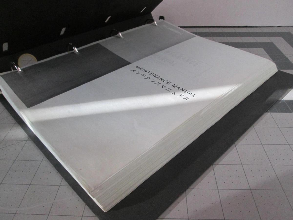 Used Screen, WS-W625, Maintenance Manual, Used
