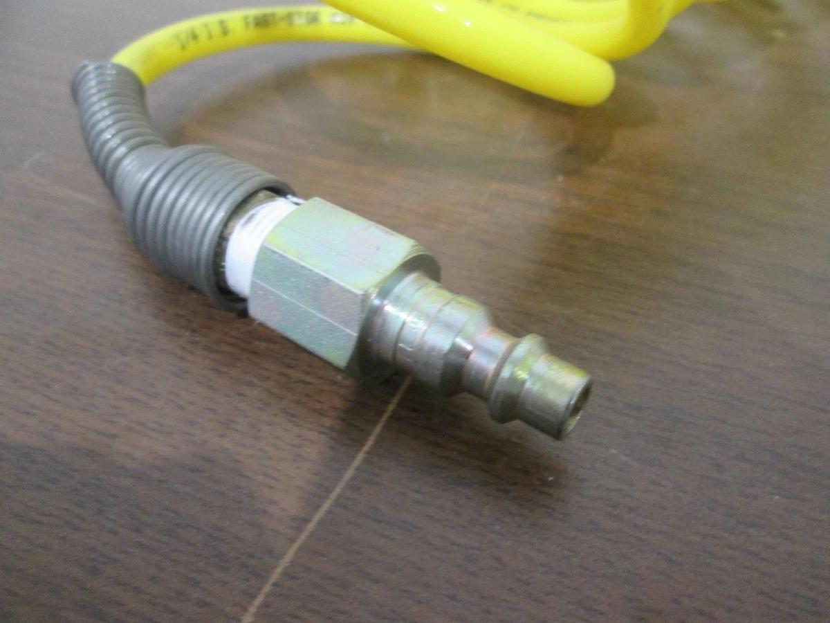 Used Fast-Stor, 1/4 I.D, Yellow Air Hose, 485124, Used