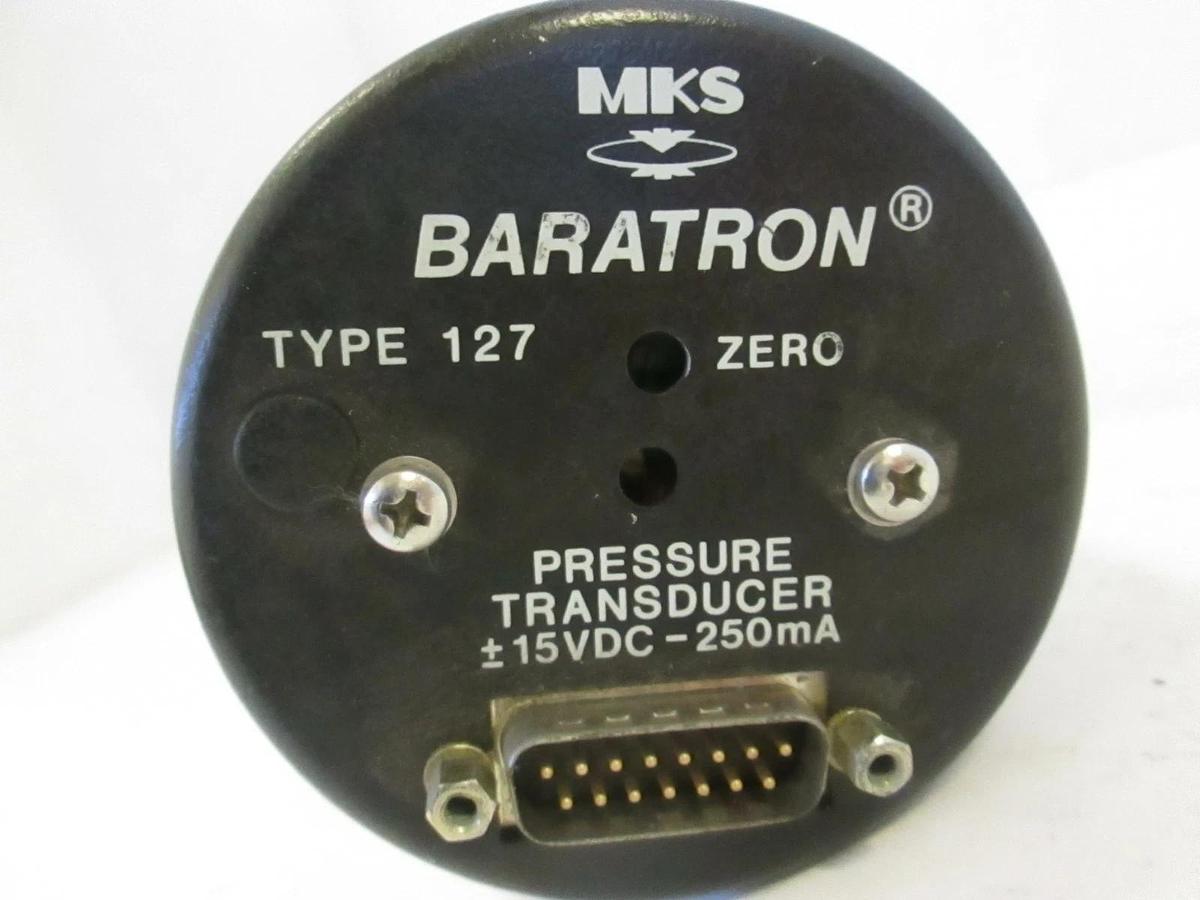 Used MKS Baratron 127AA-00010A, 10 TORR Type 127 Pressure Transducer, Used