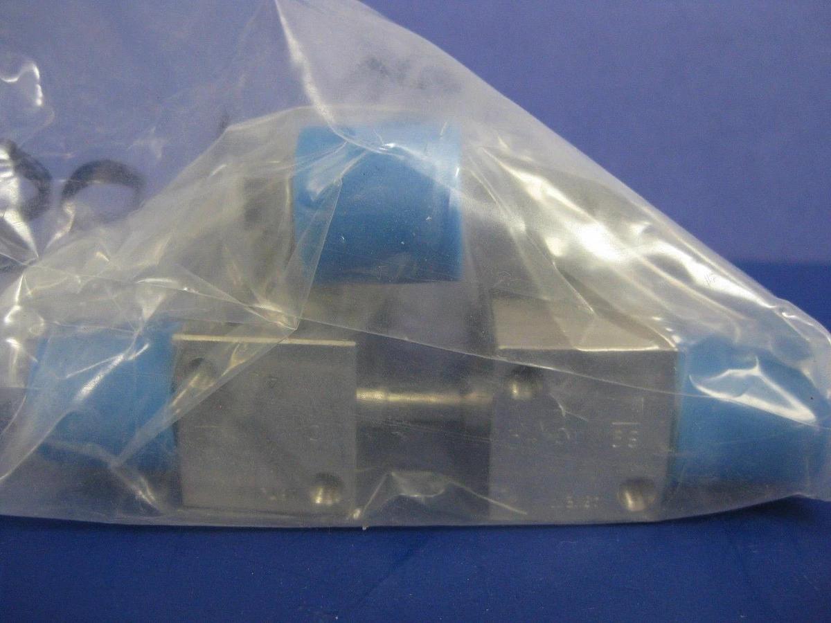 SWAGELOK NUPRO 6LV-M5195P-II 2-Stage Pneumatic Valve Assembly N/C, N/C, 3 Ports