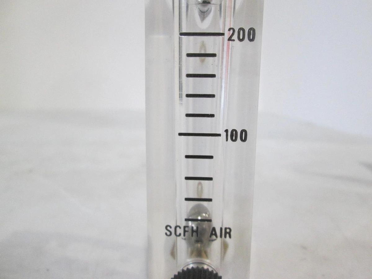 Used Dwyer, VFA-9-BV, Visi-Float, 0-200 SCFH Air, Flowmeter, Used