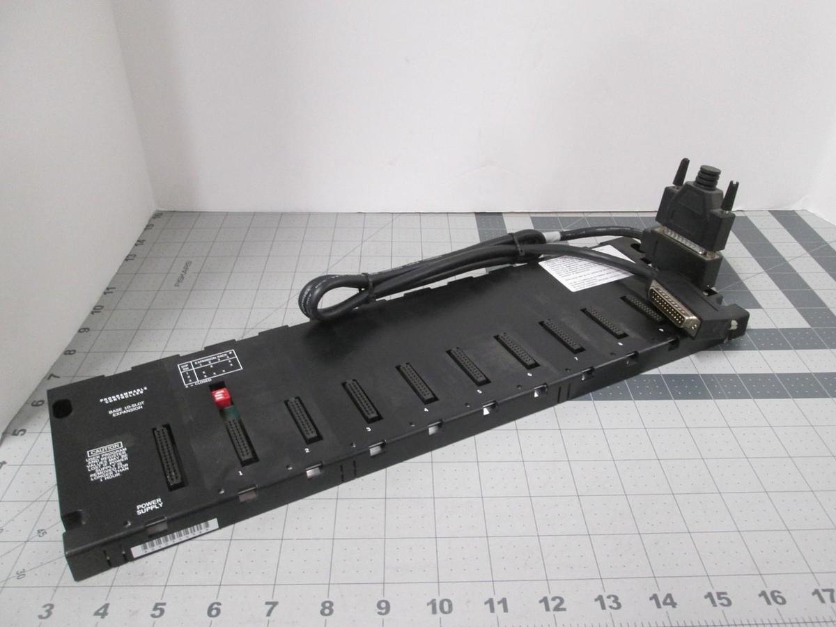 Used GE Fanuc, IC693CHS392D, 10 Slot Baseplate Expansion Module w/ Connect Cable,Used