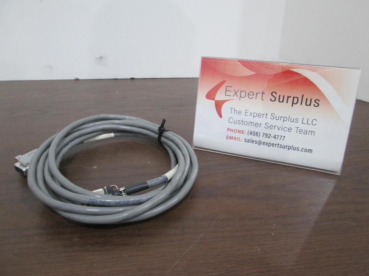 Used MKS, CB252-2, Valve Controller Cable, 15 Pin Female to 9 Pin Male, Used