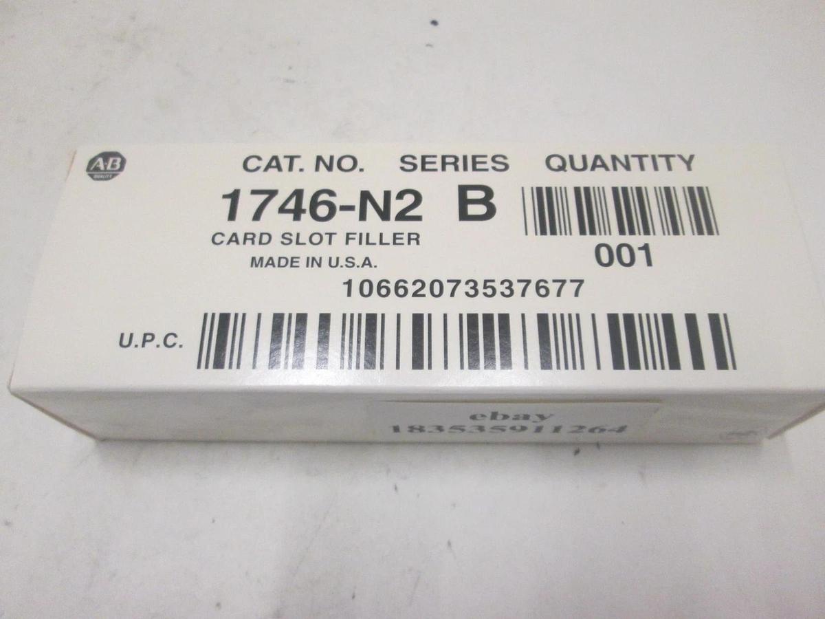 Allen Bradley, 1746-N2 V, PLC SLOT FILLER MODULAR CARD, New