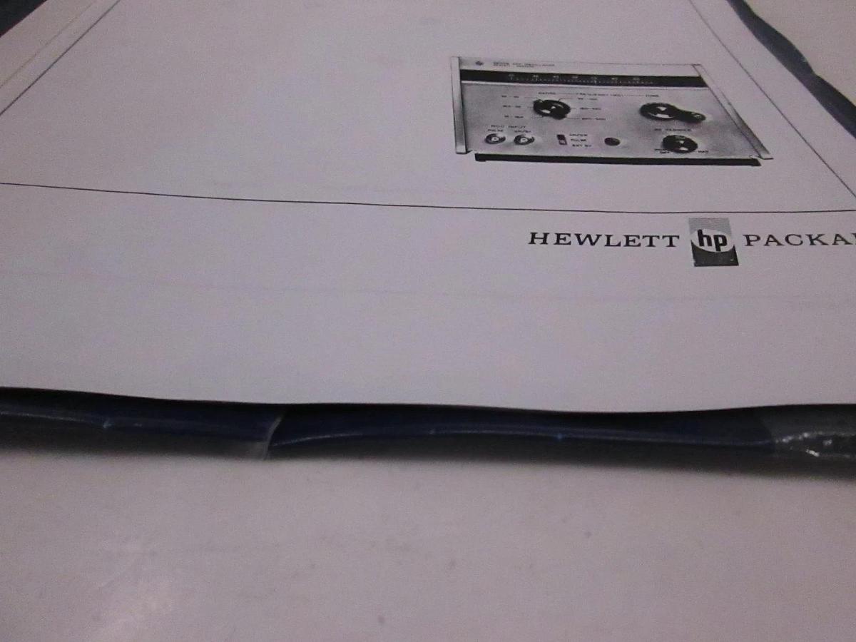 Used HP 3200B VHF Oscillator Operating Manual, Used